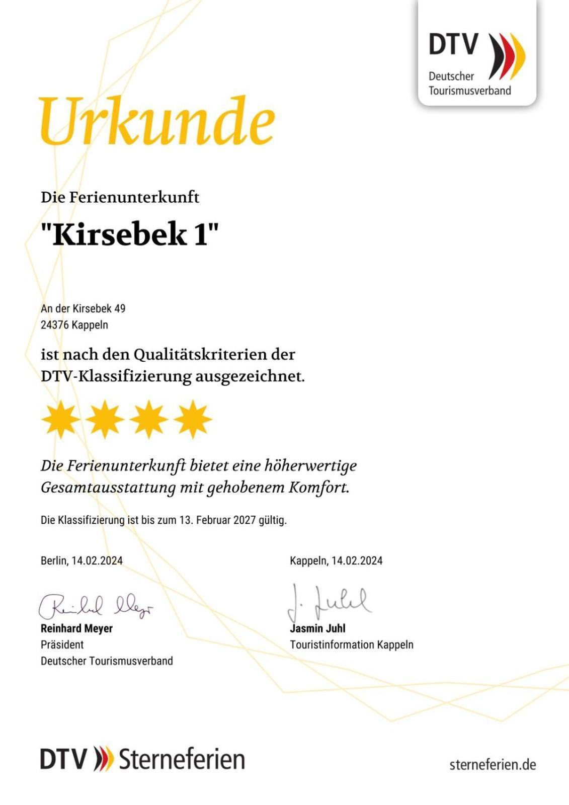 Apartments Kirsebek Kappeln Εξωτερικό φωτογραφία