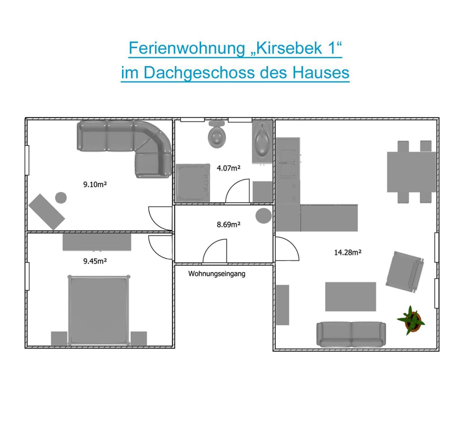 Apartments Kirsebek Kappeln Εξωτερικό φωτογραφία